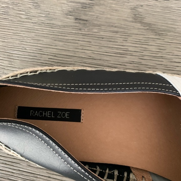 NWT. Rachel Zoe-Zella-Matte Embossed Croc, Black/White, size 9 M - Picture 9 of 9